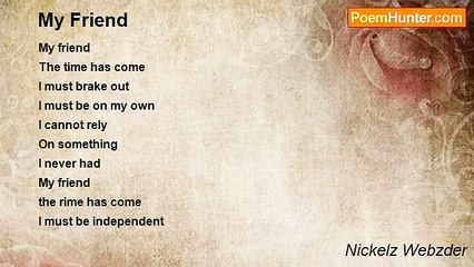 Nickelz Webzder - My Friend
