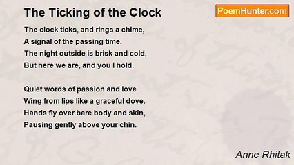 Anne Rhitak - The Ticking of the Clock