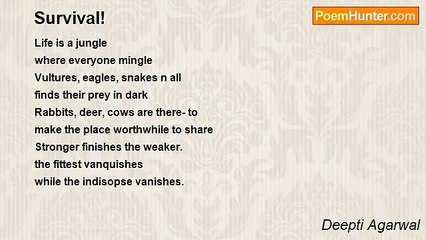 Deepti Agarwal - Survival!
