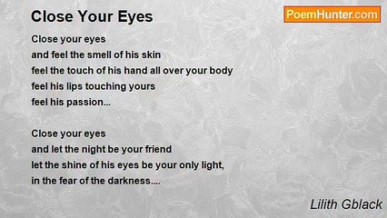 Lilith Gblack - Close Your Eyes