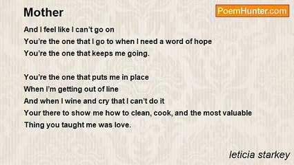 leticia starkey - Mother