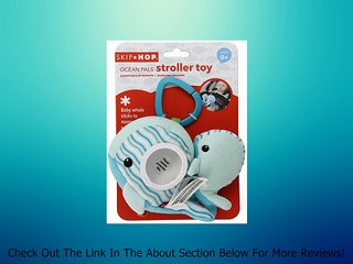 Skip Hop Ocean Pals Stroller Toy, Whale Duo