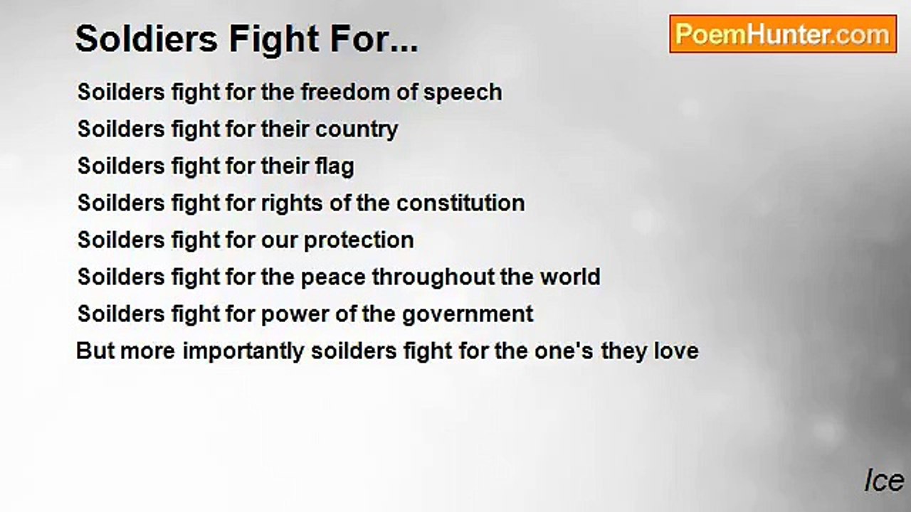 Ice - Soldiers Fight For...
