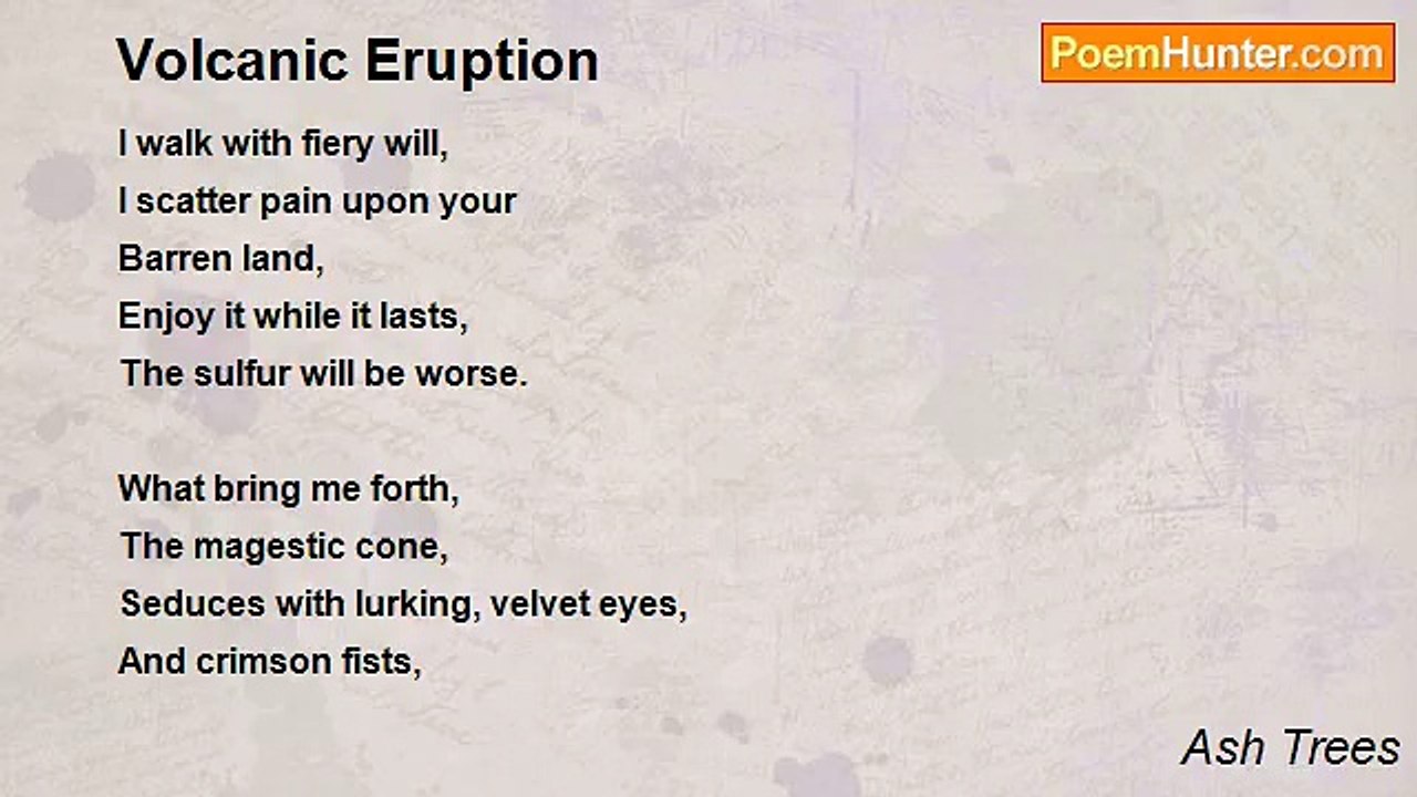 Ash Trees - Volcanic Eruption