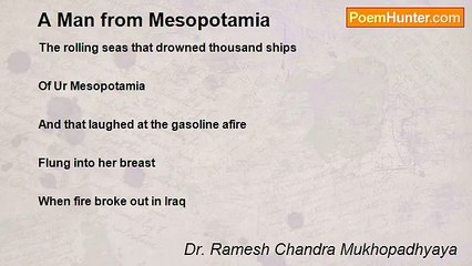 Dr. Ramesh Chandra Mukhopadhyaya - A Man from Mesopotamia