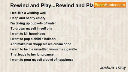 Joshua Tracy - Rewind and Play...Rewind and Play