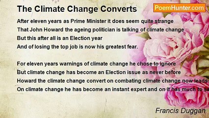 Francis Duggan - The Climate Change Converts