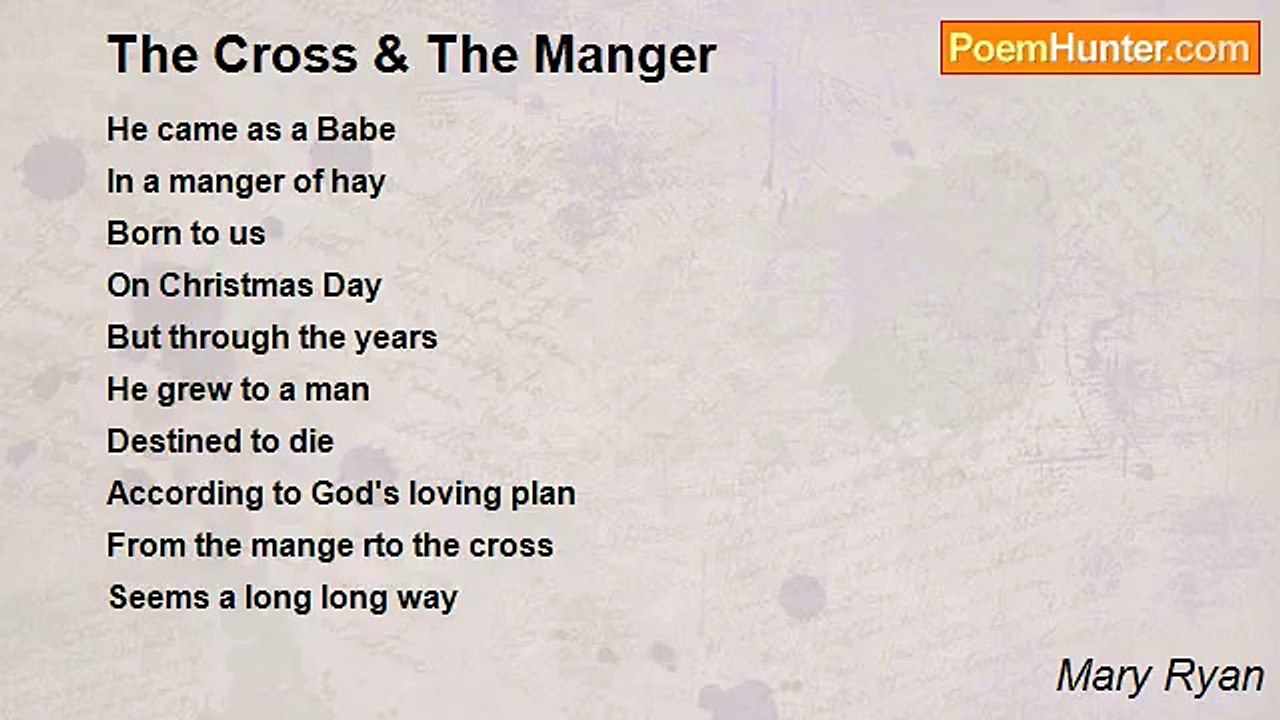 Mary Ryan - The Cross & The Manger