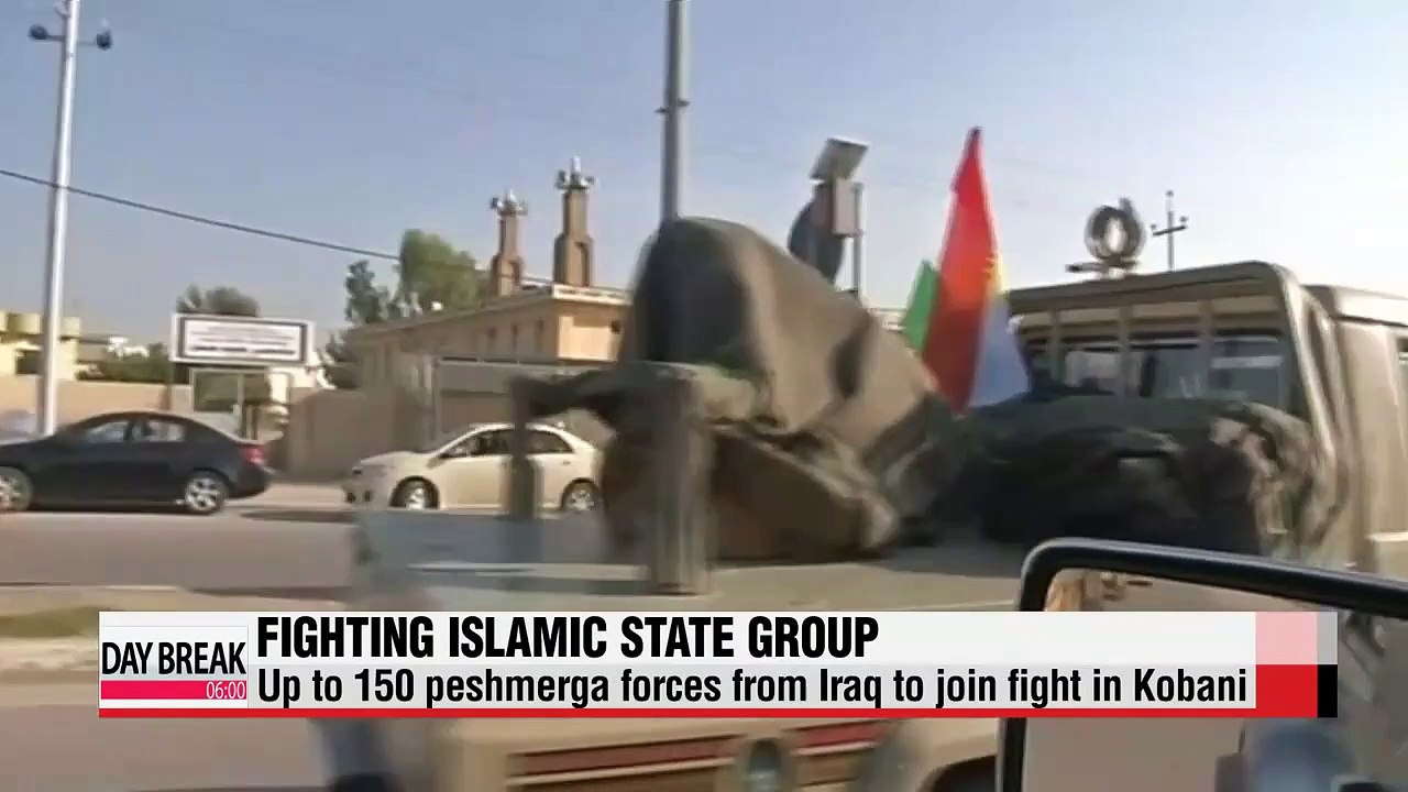 Up to 150 Kurdish peshmerga fighters join battle in Kobani