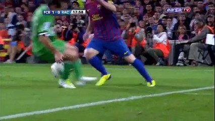 FC Barcelona - Messi exhibeix la seva màgia contra el Racing