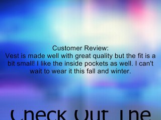 Men's Quilted Classic Vest