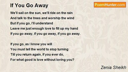 Zenia Sheikh - If You Go Away