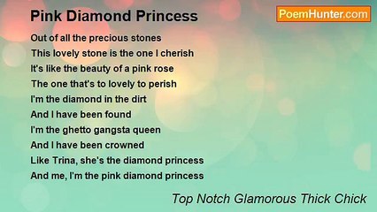 Top Notch Glamorous Thick Chick - Pink Diamond Princess