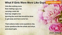 Zoon Attique - What If Girls Were More Like Guys?