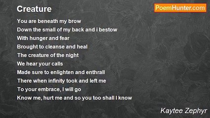 Kaytee Zephyr - Creature