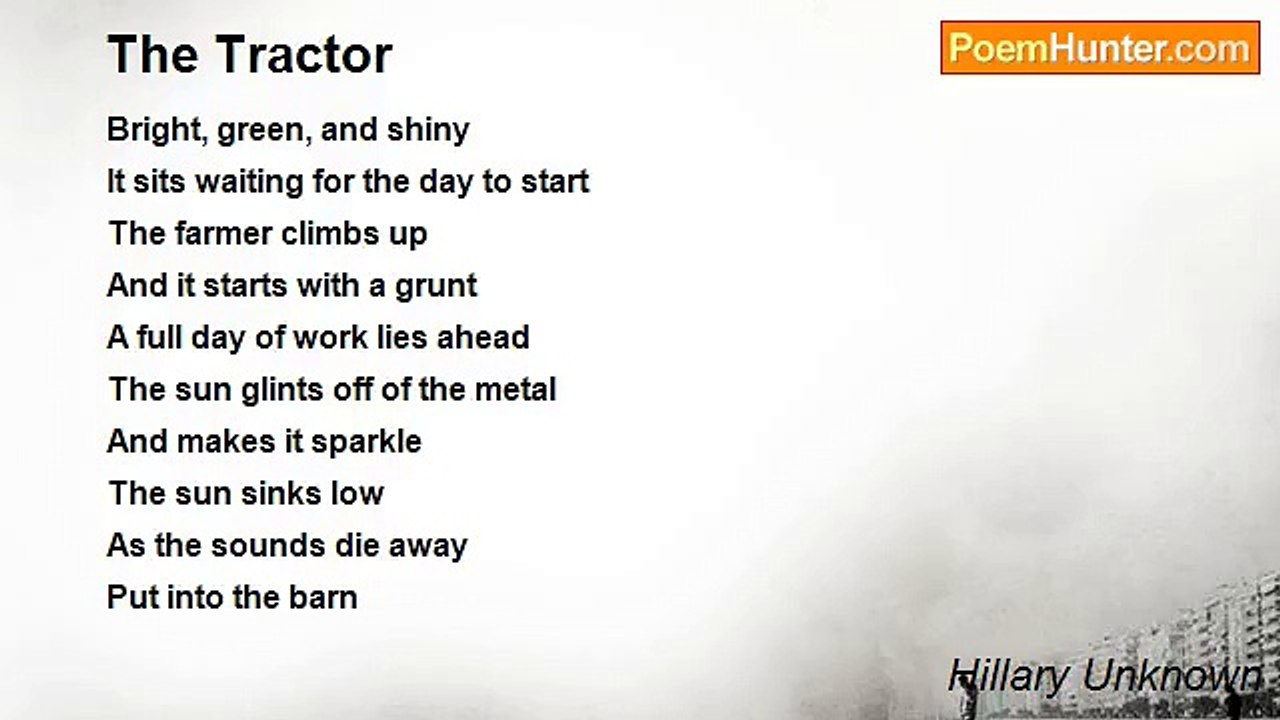 Hillary Unknown - The Tractor