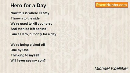 Michael Koelliker - Hero for a Day