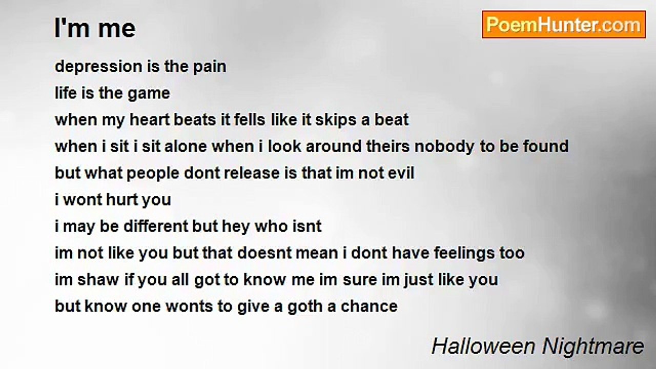 Halloween Nightmare - I'm me