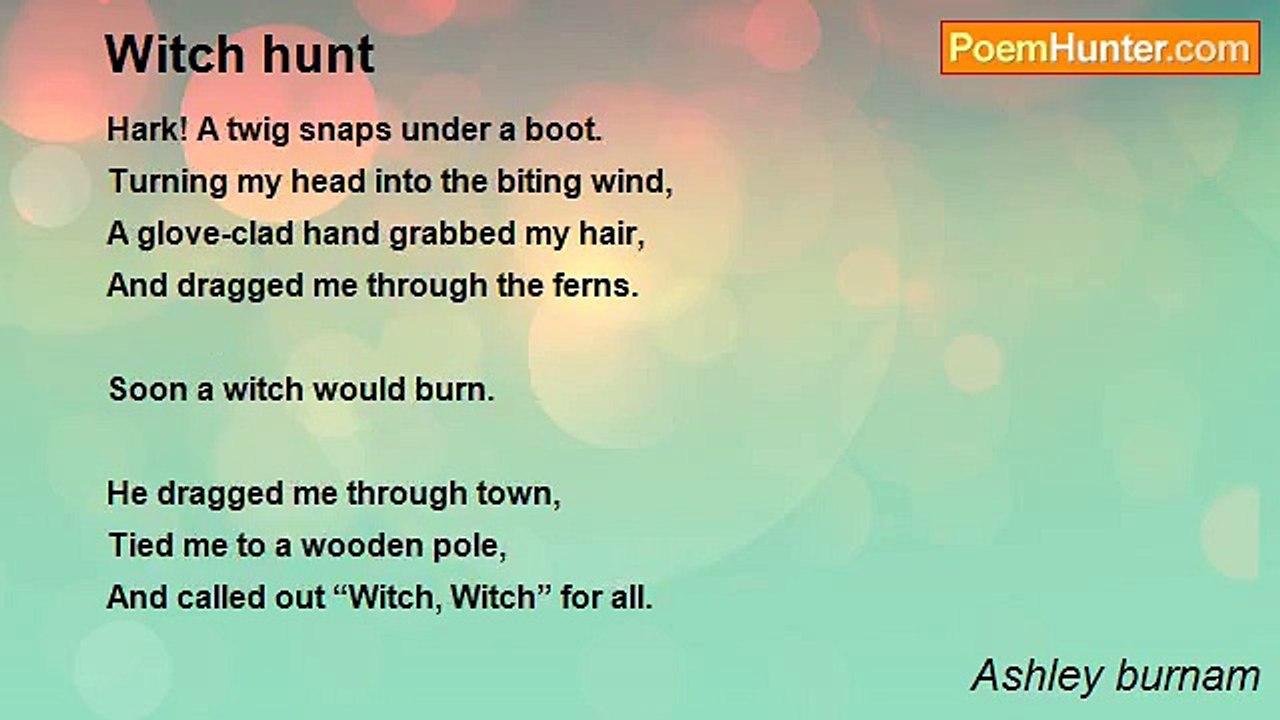 Ashley burnam - Witch hunt