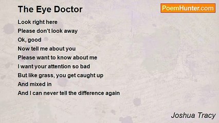 Joshua Tracy - The Eye Doctor