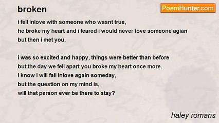 haley romans - broken