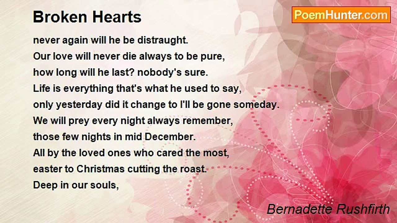 Bernadette Rushfirth - Broken Hearts