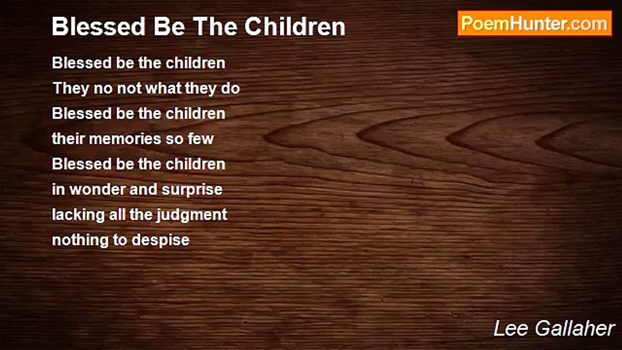 Lee Gallaher - Blessed Be The Children