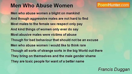 Francis Duggan - Men Who Abuse Women