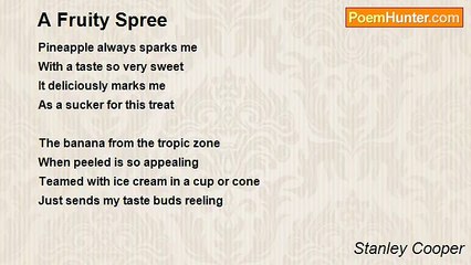 Stanley Cooper - A Fruity Spree