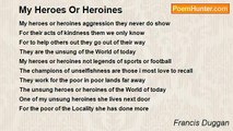 Francis Duggan - My Heroes Or Heroines