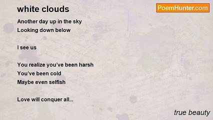 true beauty - white clouds