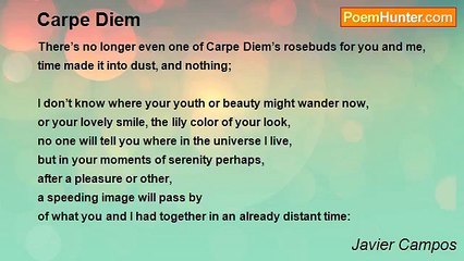 Javier Campos - Carpe Diem