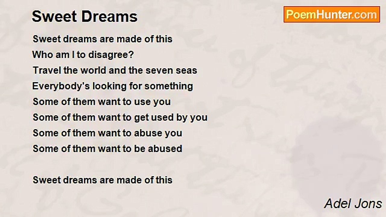 Adel Jons - Sweet Dreams