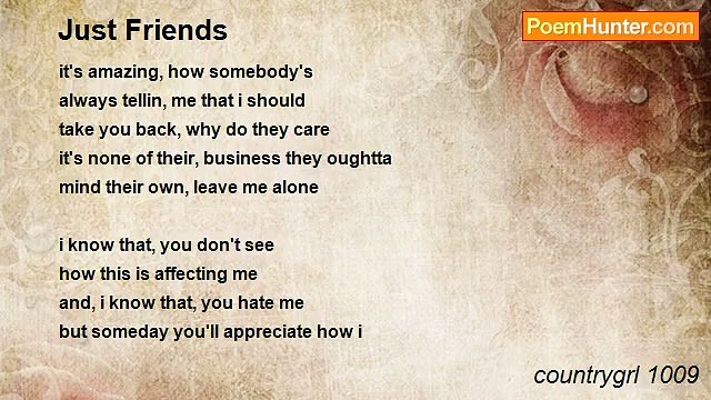 countrygrl 1009 - Just Friends