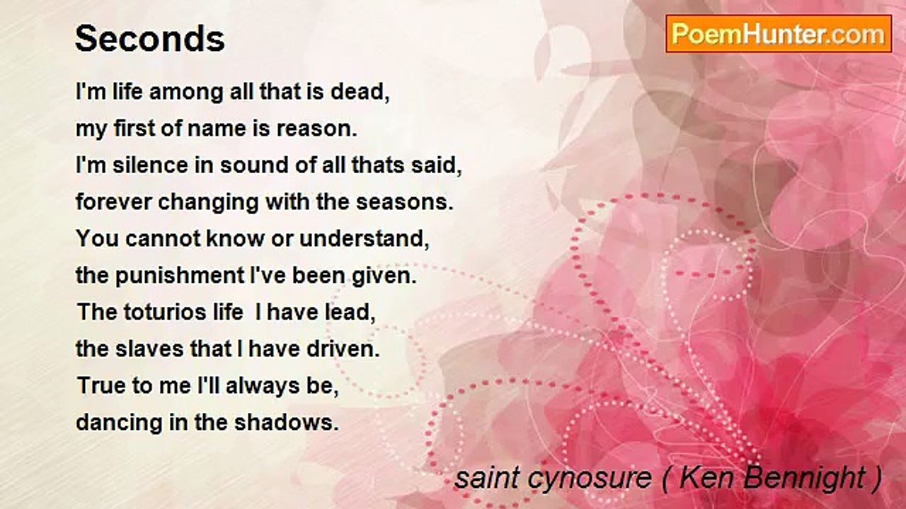saint cynosure ( Ken Bennight ) - Seconds