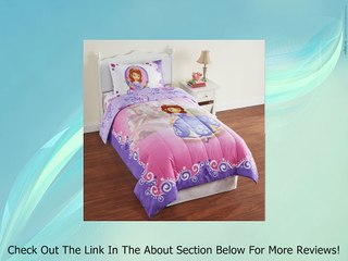 Sofia the First Twin Comforter and Sheet Set