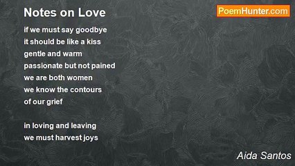 Aida Santos - Notes on Love