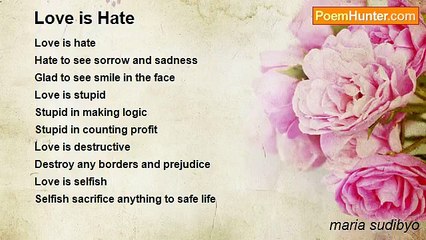 maria sudibyo - Love is Hate