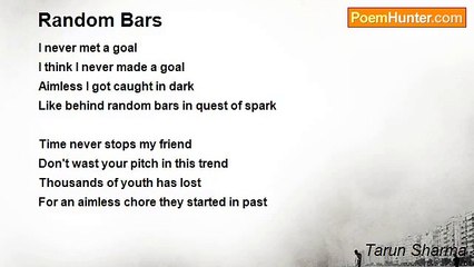 Tarun Sharma - Random Bars