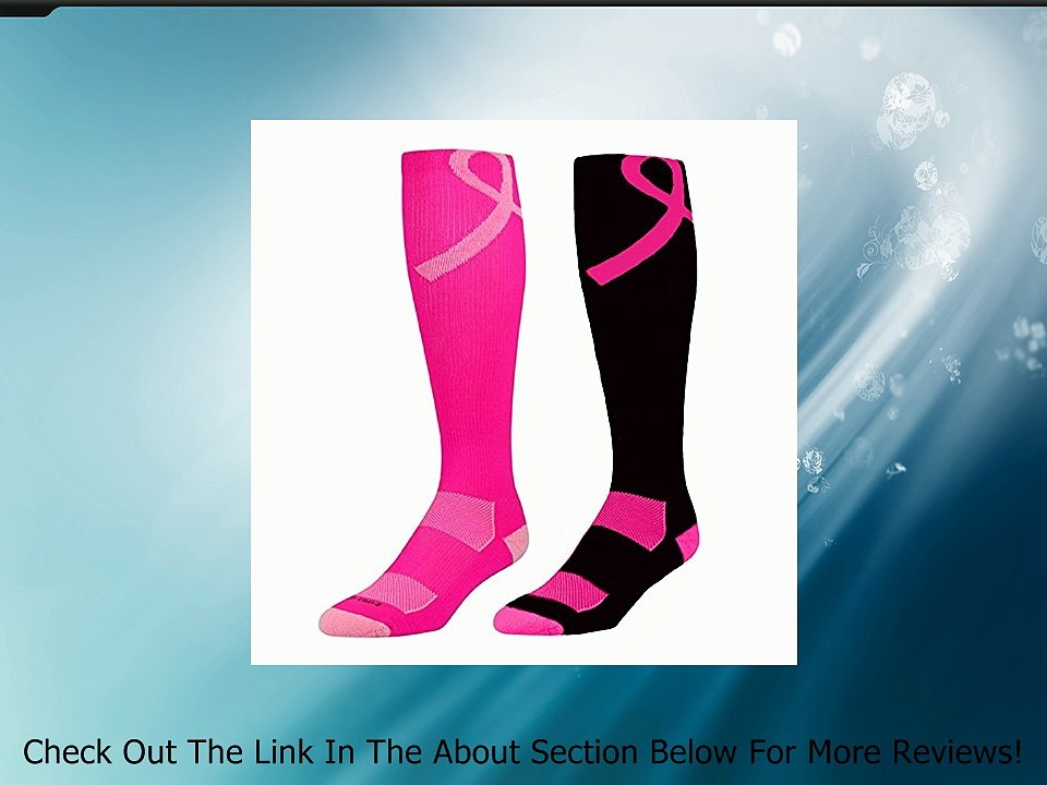 TCK Pink Ribbon Awareness Over the Calf Socks