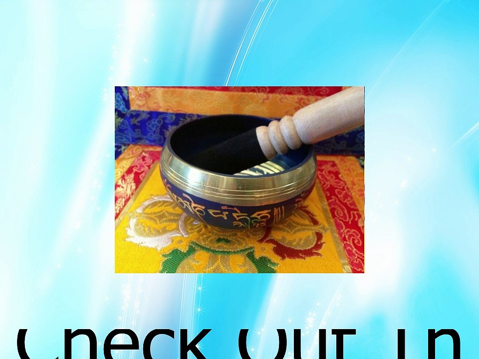 Tibetan Singing Bowl Blue Buddha of Compassion Singing Bowl-om Mani Padme Hum