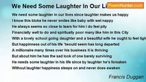 Francis Duggan - We Need Some Laughter In Our Lives