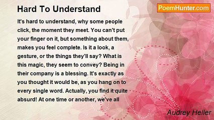 Audrey Heller - Hard To Understand
