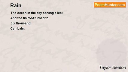 Taylor Seaton - Rain