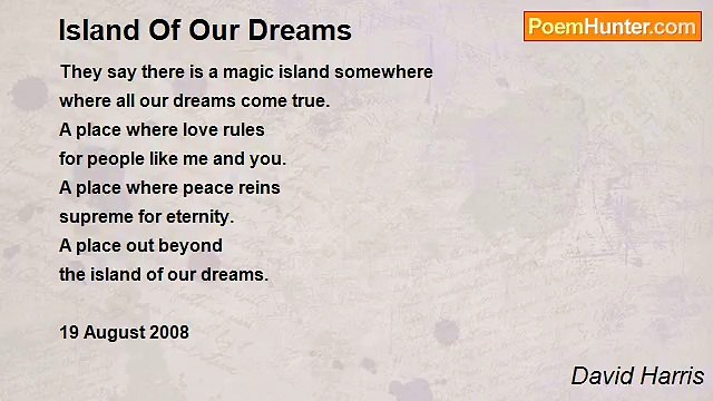 David Harris - Island Of Our Dreams