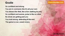 Laura Anne - Goalie