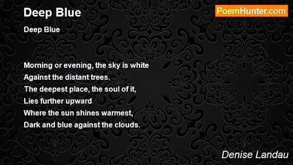 Denise Landau - Deep Blue