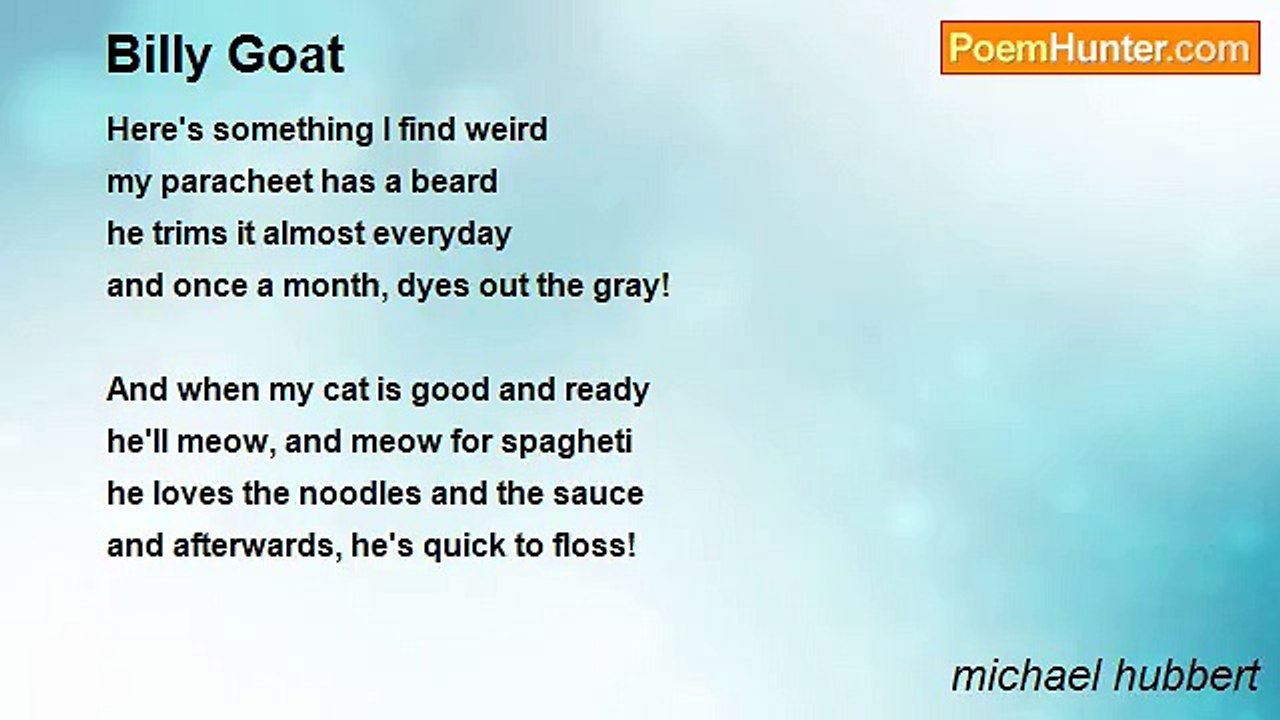 michael hubbert - Billy Goat