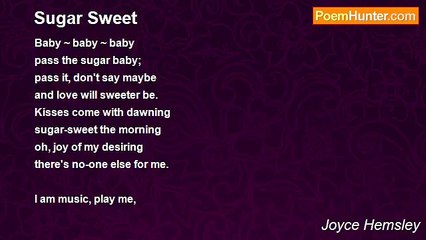 Joyce Hemsley - Sugar Sweet