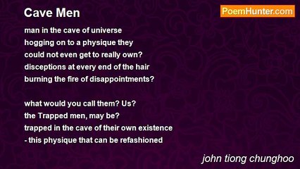 john tiong chunghoo - Cave Men